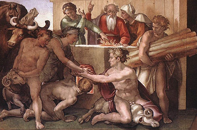 Sacrifice of Noah Michelangelo
